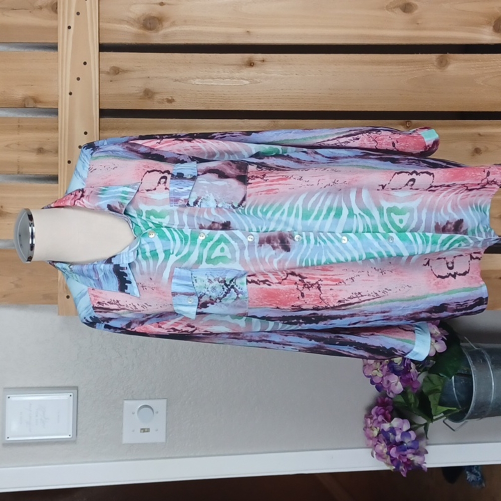 mac and me Button down Blouse
